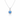 925 Sterling Silver Sea Blue Halo Pendant Necklace with Turquoise and Clear Cubic Zirconia Details