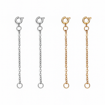 Silver & Gold Plated Necklace Chain Extenders by Urban Pizazz UK