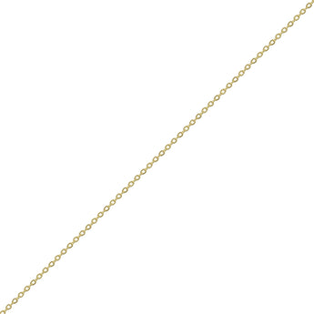 9ct Gold Diamond Cut Cable Chain