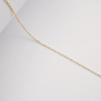 9ct Gold Diamond Cut Cable Chain