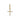 9ct Gold CZ Cross Pendant for Gold Necklaces