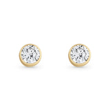 9ct Gold Cubic Zirconia Stud Earrings