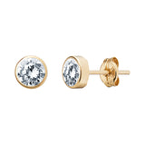 9ct Gold Cubic Zirconia Stud Earrings