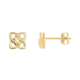 9ct Gold Celtic Knot Stud Earrings