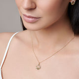 9ct Gold Claddagh Pendant Necklace