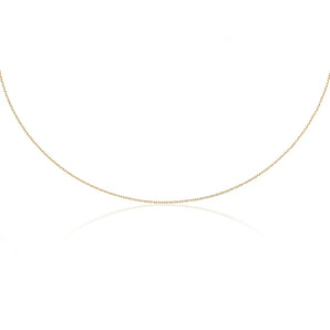 9ct Gold Micro Round Belcher Chain