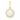 9ct Gold Round Opal Cubic Zirconia Pendant Necklace