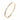 Gold plated bracelet with cubic zirconia accents on a white background