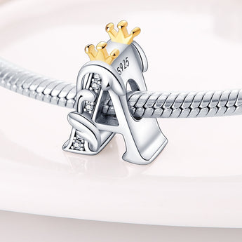 Alphabet Letter Charm Jewellery 925 Sterling Silver