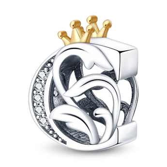 Alphabet Letter Charm Jewellery 925 Sterling Silver