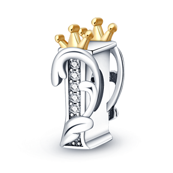 Alphabet Letter Charm Jewellery 925 Sterling Silver