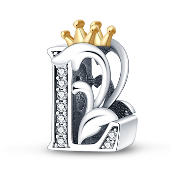 Alphabet Letter Charm Jewellery 925 Sterling Silver