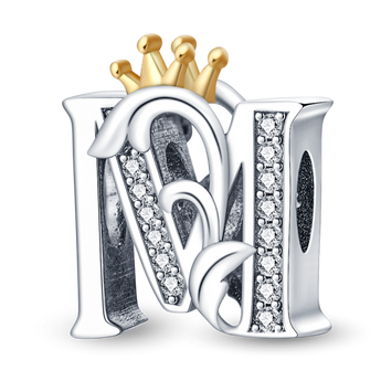 Alphabet Letter Charm Jewellery 925 Sterling Silver