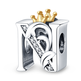 Alphabet Letter Charm Jewellery 925 Sterling Silver