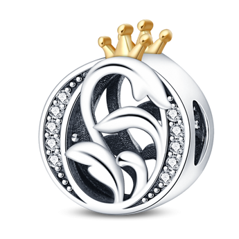 Alphabet Letter Charm Jewellery 925 Sterling Silver