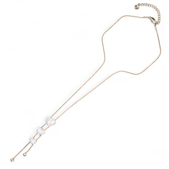 Amnesia Jewellery | Gold Plated Stainless Steel Amore Drop Necklace
