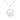 Sterling Silver April Birthstone Claddagh Pendant Necklace with Diamond Clear Cubic Zirconia Heart