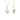 April Birthstone Diamond CZ 9ct Gold Pendant Necklace
