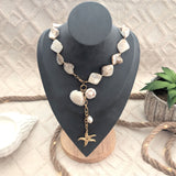 Amnesia Jewellery | Gold Plated Stainless Steel Bali Shell Necklace