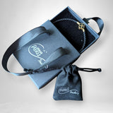 Black Leather And Gold Plated Clover Leaf Charm Bracelet