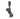 Black and Red Motorbike Charm 925 Sterling Silver