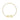 Custom Gold bracelet with 'ALEX' on a white background