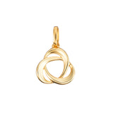 Celtic Trinity Knot Pendant, 14ct Gold Plated, 925 Sterling Silver