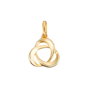 Celtic Trinity Knot Pendant, 14ct Gold Plated, 925 Sterling Silver