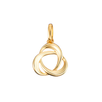 Celtic Trinity Knot Pendant, 14ct Gold Plated, 925 Sterling Silver