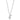 Chunky Silver T-Bar Heart Necklace