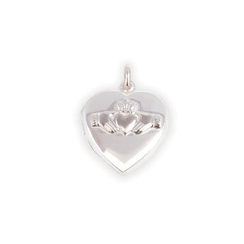 Claddagh Heart Locket With Necklace