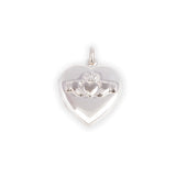 Claddagh Heart Locket With Necklace