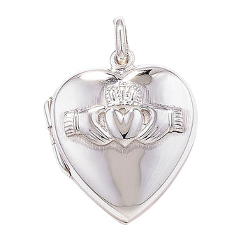 Claddagh Heart Locket With Necklace