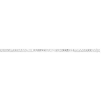 Silver Cubic Zirconia Tennis Bracelet