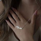 Personalised Classic Name Necklace in Silver or Gold