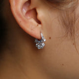 Amnesia Jewellery | Gold Plated Stainless Steel Crystal Huggie Hoops