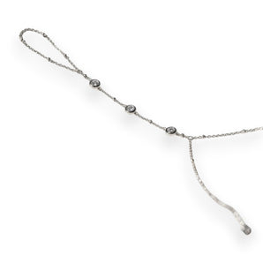 Amnesia Jewellery | Cubic Zirconia Slave Bracelet Gold Plated