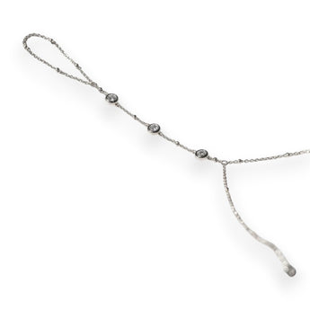 Amnesia Jewellery | Cubic Zirconia Slave Bracelet Gold Plated