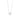 Silver Cubic Zirconia Circle Necklace