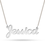 Personalised Cursive Name Necklace in Silver or Gold