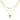 Amnesia Jewellery | Gold Plated Layered Love Heart Necklace