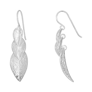 925 sterling silver Leaf Drop Earrings