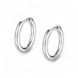 Amnesia Jewellery | Ella Gold Plated Stainless Steel Hoop Earrings