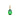 9ct Gold Emerald Pear Cubic Zirconia Pendant Necklace
