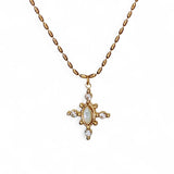 Amnesia Jewellery | Gold Plated Stainless Steel Faith Pendant Necklace