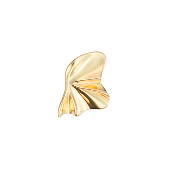 Fluid Wave Pendant Necklace, 14ct Gold Plated, 925 Sterling Silver