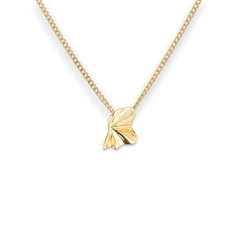 Fluid Wave Pendant Necklace, 14ct Gold Plated, 925 Sterling Silver