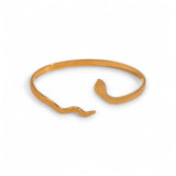 Amnesia Jewellery | 18ct Gold Plated Stainless Serpent Cuff Bracelet