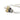 Gold Crown Skull Sterling Silver Bead Charm