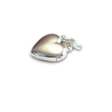 Sterling Silver Heart Shaped Locket Dangle Charm